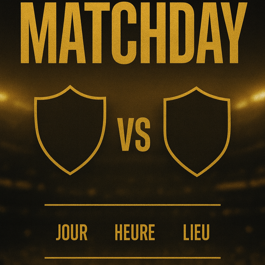 Affiche de Match - Visuel